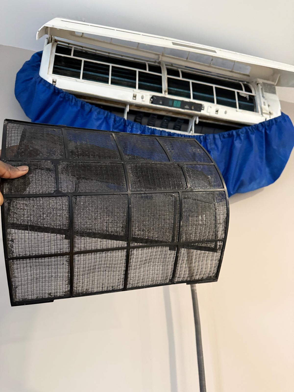 Filtre après nettoyage